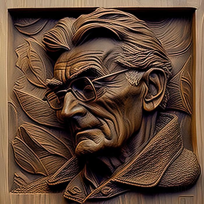 3D model Harry Hambro Howe American artist (STL)